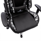 Yeyian YFRS-051820 silla para oficina o computadora asiento duro respaldo duro, Negro, Blanco, Negro