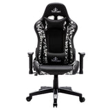 Yeyian YFRS-051820 silla para oficina o computadora asiento duro respaldo duro, Negro, Blanco, Negro