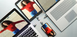 SanDisk iXpand Flash Drive Flip unidad flash USB 128 GB USB Type-A / Lightning 3.2 Gen 1 (3.1 Gen 1) Gris, Plata, Transp
