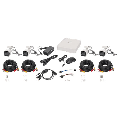 HiLook HL1080PS kit de videovigilancia Alámbrico 4 canales, Bala (forma), Interior / exterior, CMOS