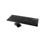 Klip Xtreme KCK-265E teclado Ratón incluido Universal RF inalámbrico QWERTY Negro, Interruptor de membrana