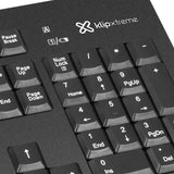 Klip Xtreme KCK-265E teclado Ratón incluido Universal RF inalámbrico QWERTY Negro