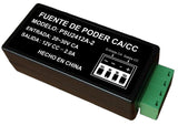 Saxxon PSU2412A-2 adaptador e inversor de corriente Negro