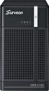 Surveon SMR2006 grabadora de vídeo en red (NVR) Negro, 6 canales, 2048 MB, BSMI