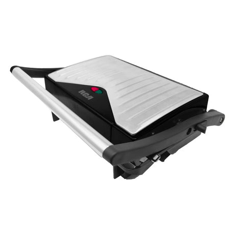 RCA RC-123G parrilla eléctrica de contacto, Negro, Plata, Rectangular | Parrillas eléctricas de contacto