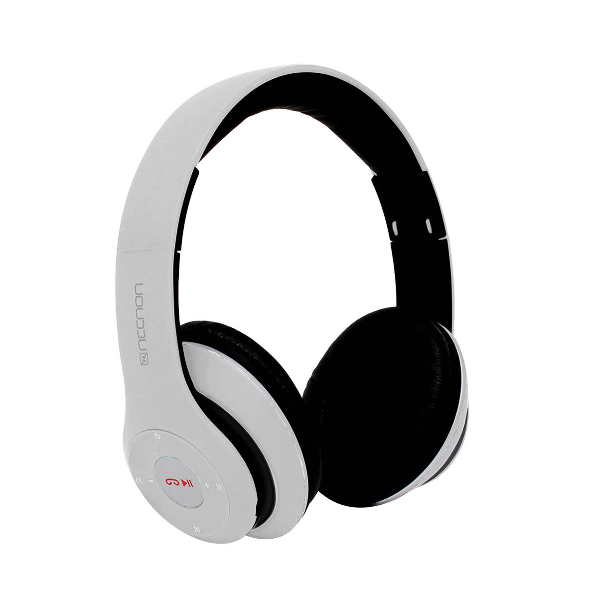 Necnon NBH-01 R Auriculares Inalámbrico y alámbrico Diadema Llamadas/Música Bluetooth Blanco, 20 - 20000 Hz, 300 g