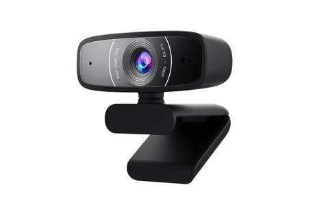 ASUS Webcam C3 cámara web 1920 x 1080 Pixeles USB 2.0 Negro, Full HD, 30 fps, Recortar