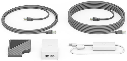 Logitech Cat5e Kit Sistemas de video conferencia Blanco 40 m 6,51 kg