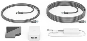 Logitech Cat5e Kit Sistemas de video conferencia Blanco 40 m 6,51 kg