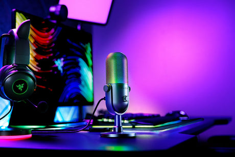 Razer Seiren V3 Chroma Negro Micrófono de mesa, 110 Db, 20 - 20000 Hz, 24 Bit