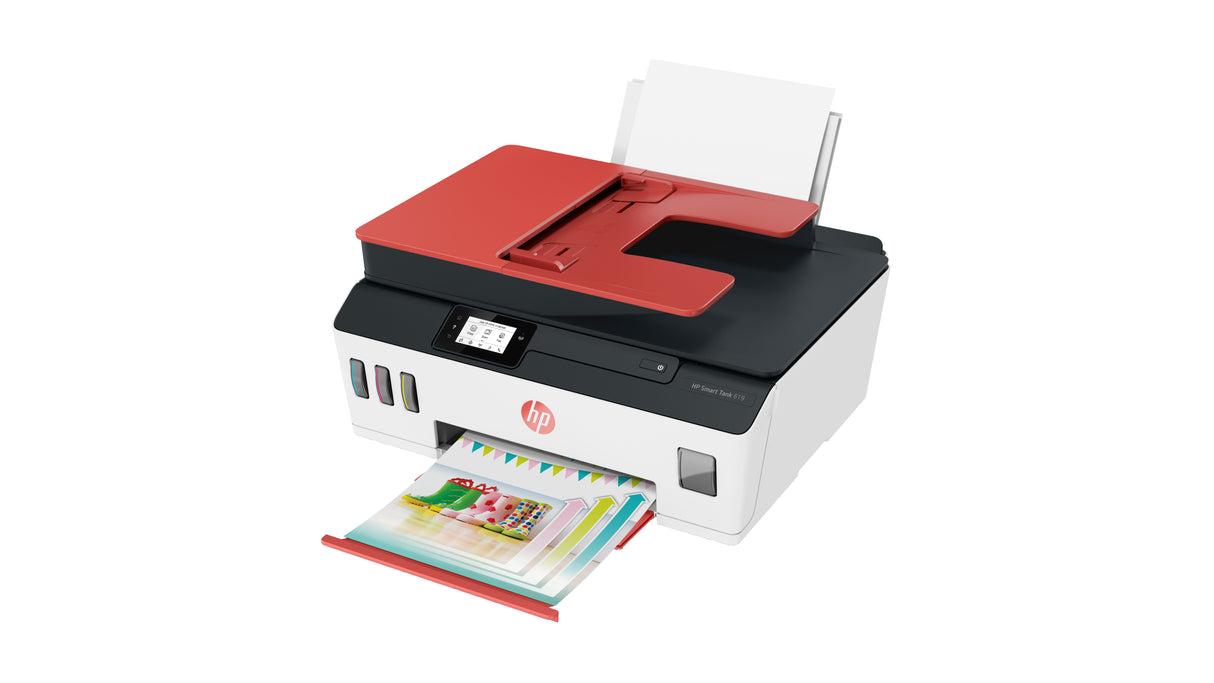 HP Smart Tank Tank 615 Conexiones inalámbricas All-in-One Color Impresora, Copiadora, escáner