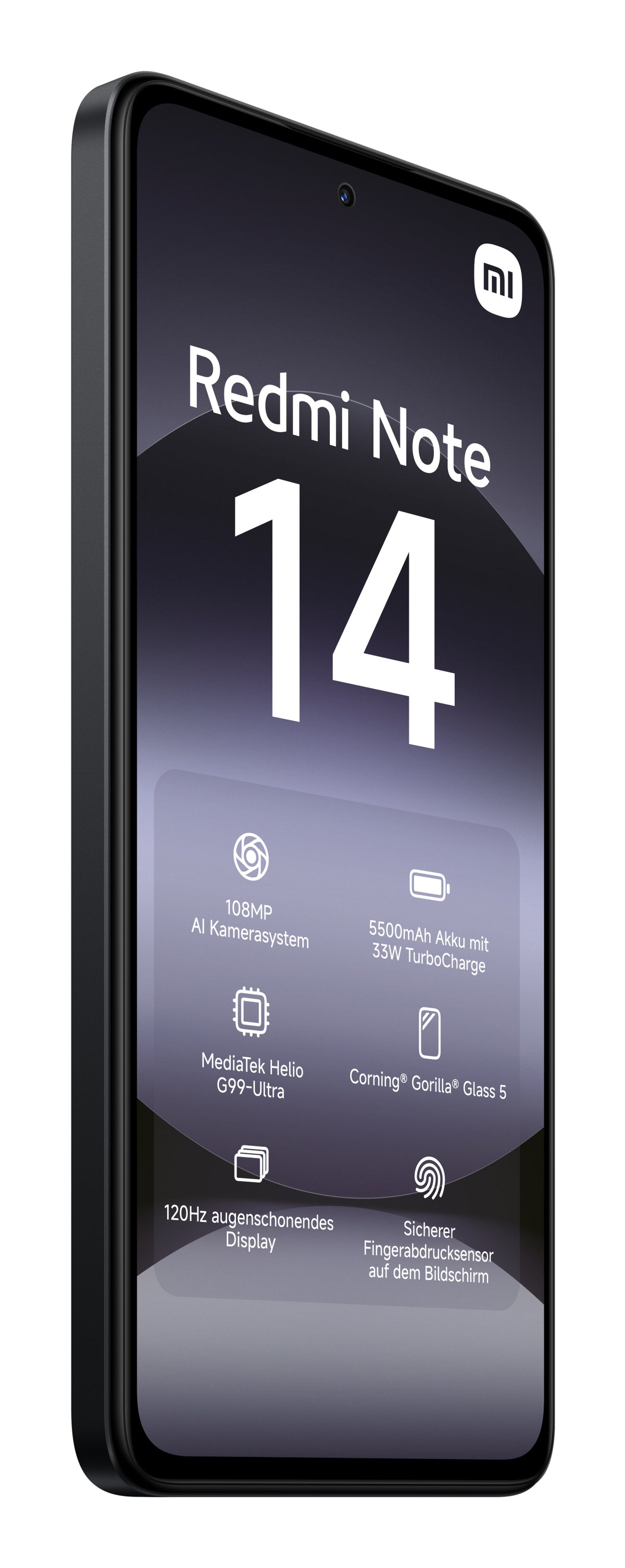 Smartphone Xiaomi Redmi Note 14 capacidad 6+128gb Color Negro
