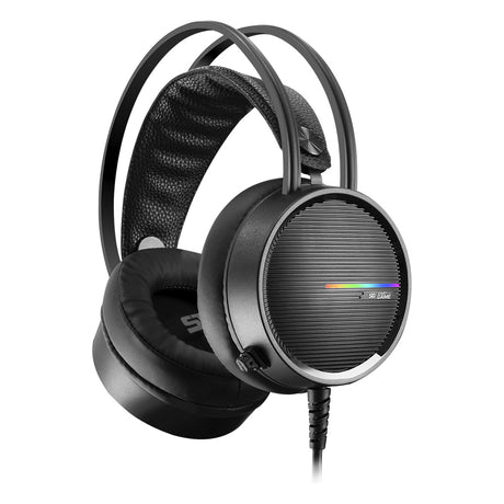 DIADEMA GAMER VORAGO START THE GAME HS-502 3.5mm, RGB, 50mm, negro
