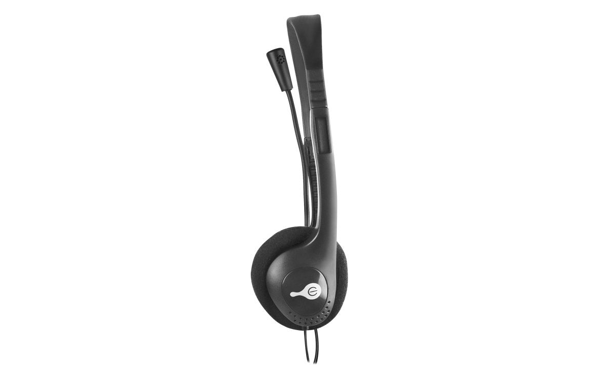 Easy Line EL-994787 audífono y auriculare Auriculares Alámbrico Diadema Llamadas/Música Negro, 20 - 20000 Hz