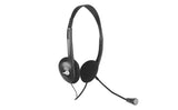 Easy Line EL-994787 audífono y auriculare Auriculares Alámbrico Diadema Llamadas/Música Negro, 20 - 20000 Hz