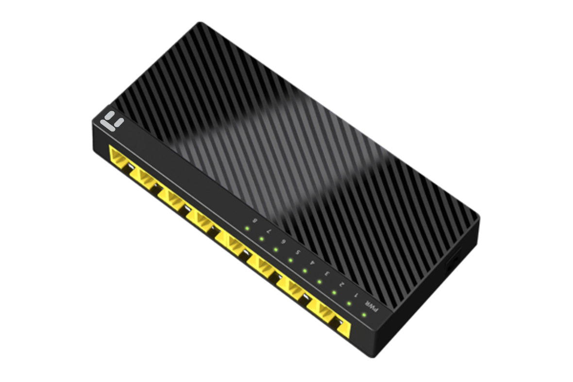 Netis System ST3108GC dispositivo de redes No administrado Gigabit Ethernet (10/100/1000) Negro