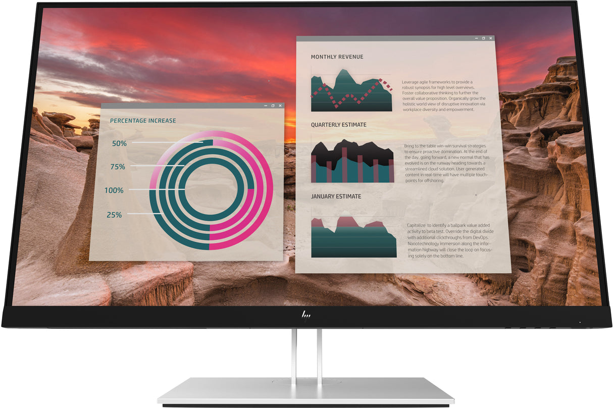 HP Pantalla E27u G4 QHD USB-C, 2560 x 1440 Pixeles, Quad HD, LED, 189T3AA#ABA