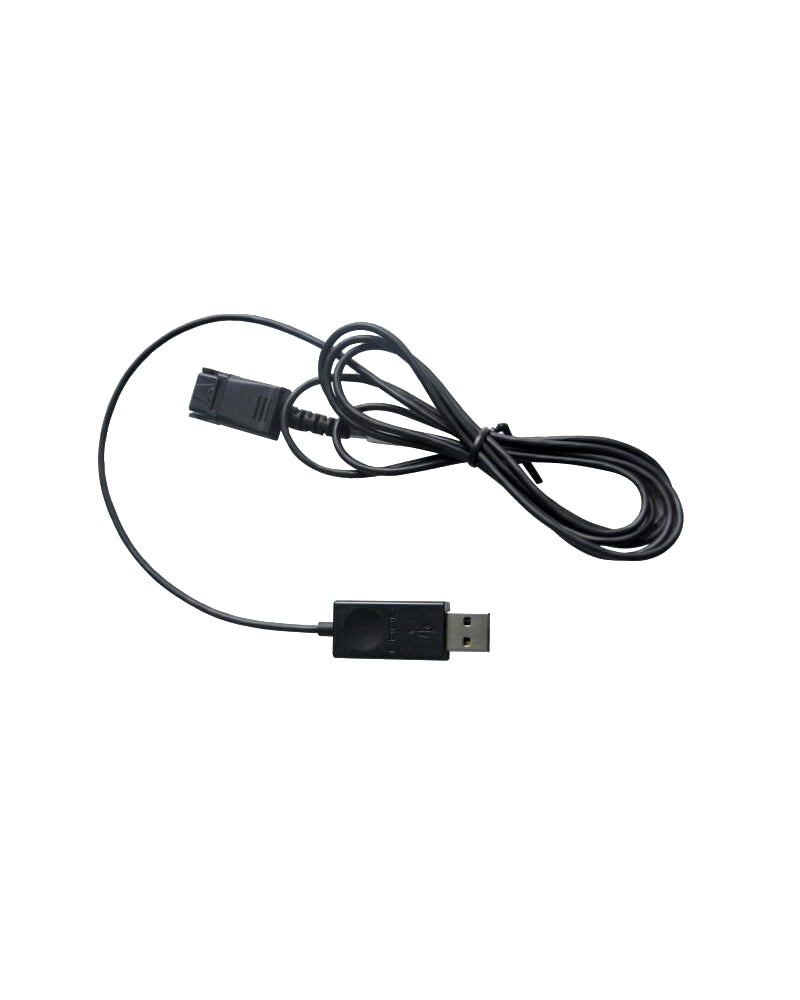 DN1010, Cable de conexión de QD tipo Poly a USB-A, sin controles