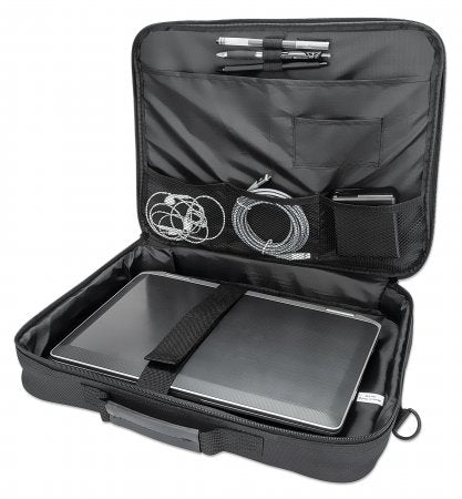 Maletín Manhattan P/Laptop 15.6" Cambridge, 3 Compartimentos, Correa Ajustable, Resistente