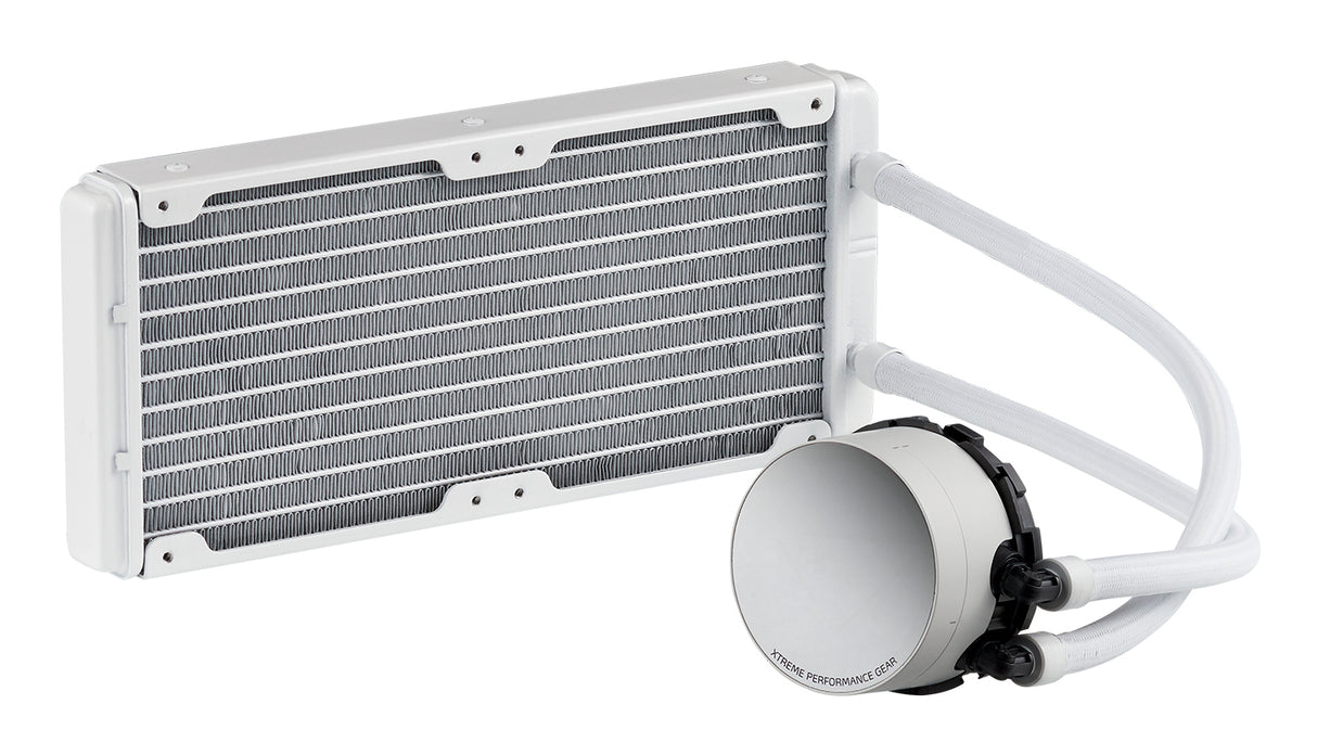 XPG LEVANTE X 240 Blanco sistemas de refrigeración para ordenadores Procesador Sistema de refrigeración híbrido 12 mm LGA 2066