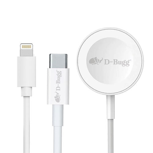 DBUGG TI0DB-01 cargador de dispositivo móvil Smartphone, Reloj inteligente Blanco USB Interior