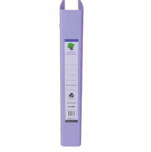 Techmakro KITCARP20-1LV carpeta Cartón, Cloruro de polivinilo (PVC) Lavanda Carta, Folder de archivo convencional, 250 h