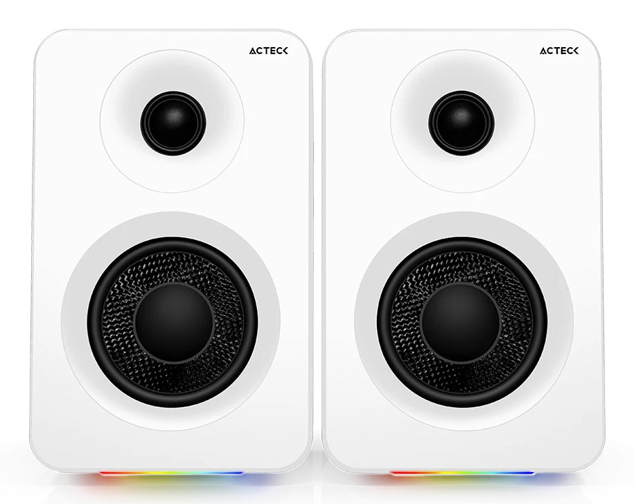 Acteck Dynamic Exact R BS700 De 1 vía Blanco Inalámbrico y alámbrico 50 W, 2.0 canales, 6000 - 18000 Hz