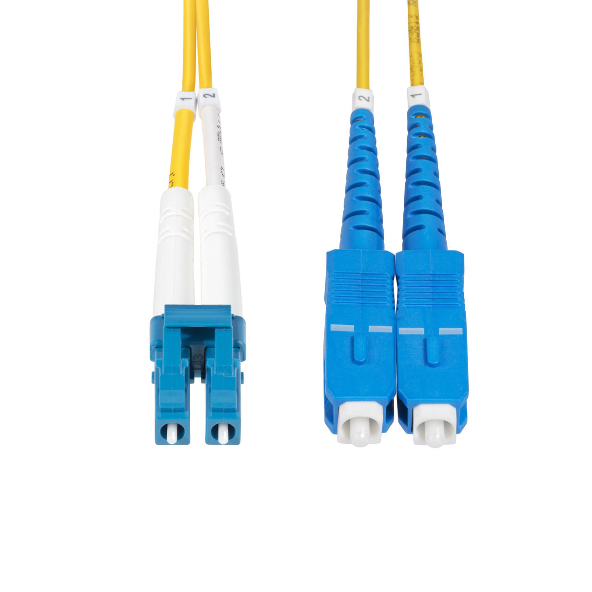 StarTech.com Cable de Fibra Óptica LC a SC (UPC) OS2 Monomodo 9/125µm 100G LSZH Dúplex de 20m - Low Insertion Loss - Res