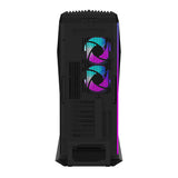GIGABYTE AORUS C700 GLASS Caja de PC – Torre completa, compatible con hasta E-ATX y radiadores de 420 mm, 5 ventiladores de 120 mm preinstalados, USB 3.1 Tipo-C, RGB Fusion carcasas ordenador Aluminio, Vidrio, Plástico, Acero Full Tower PC Negro