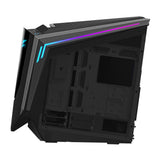 GIGABYTE AORUS C700 GLASS Caja de PC – Torre completa, compatible con hasta E-ATX y radiadores de 420 mm, 5 ventiladores de 120 mm preinstalados, USB 3.1 Tipo-C, RGB Fusion carcasas ordenador Aluminio, Vidrio, Plástico, Acero Full Tower PC Negro