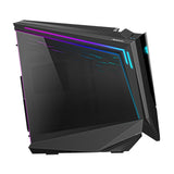 GIGABYTE AORUS C700 GLASS Caja de PC – Torre completa, compatible con hasta E-ATX y radiadores de 420 mm, 5 ventiladores de 120 mm preinstalados, USB 3.1 Tipo-C, RGB Fusion carcasas ordenador Aluminio, Vidrio, Plástico, Acero Full Tower PC Negro