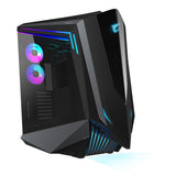 GIGABYTE AORUS C700 GLASS Caja de PC – Torre completa, compatible con hasta E-ATX y radiadores de 420 mm, 5 ventiladores de 120 mm preinstalados, USB 3.1 Tipo-C, RGB Fusion carcasas ordenador Aluminio, Vidrio, Plástico, Acero Full Tower PC Negro