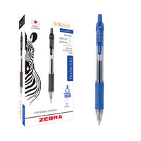 8801 - Zebra Sarasa bolígrafo de gel Ambidextro Si Bolígrafo de gel de punta retráctil Azul