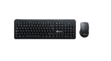 Nextep NE-415 teclado Ratón incluido Universal RF inalámbrico Negro
