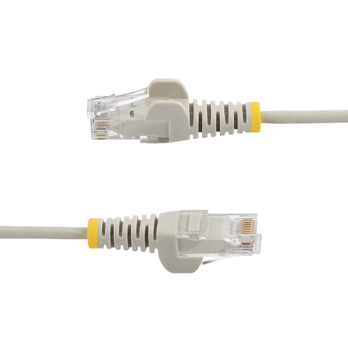 StarTech.com Cable Cat6 de 2m - Delgado - con Conectores RJ45 sin Enganches - Gris Cables de red 2 m Cat6 Halógeno
