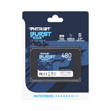 Patriot Memory Burst Elite 480 GB 2.5" Serial ATA III, 450 MB/s, 6 Gbit/s