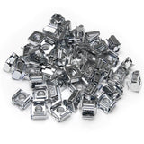 StarTech.com Paquete de 50 Tuercas Enjauladas Cage Nuts M5 tuercas Tuerca de jaula Acero inoxidable M5 Acero inoxidable