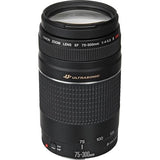 Canon EF 75-300mm f/4.0-5.6 III USM Negro, Autoenfoque, 6473A003AA | Lentes de cámara