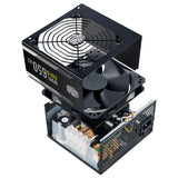 Cooler Master MWE Gold 650 - V2 unidad de fuente de alimentación 650 W 24-pines ATX ATX Negro, 90 - 264 V, Activo, 100 W
