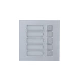Dahua Technology DHI-VTO4202F-MB5 accesorio para sistema intercom Módulo de botón de llamada, Plata, Dahua Europe, Aluminio