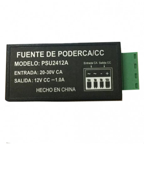 Saxxon PSU2412A adaptador e inversor de corriente Universal Negro