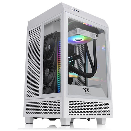 Thermaltake The Tower 100 Snow Mini Tower Blanco, Mini-ITX, SPCC, Juego