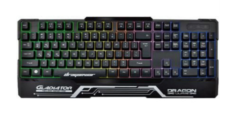 Nextep NE-484 teclado Juego USB QWERTY Negro
