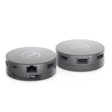 DELL Adaptador de viaje USB-C 7 en 1 Pro - DA310 Laptop Alámbrico USB 3.2 Gen 2 (3.1 Gen 2) Type-C 2 1