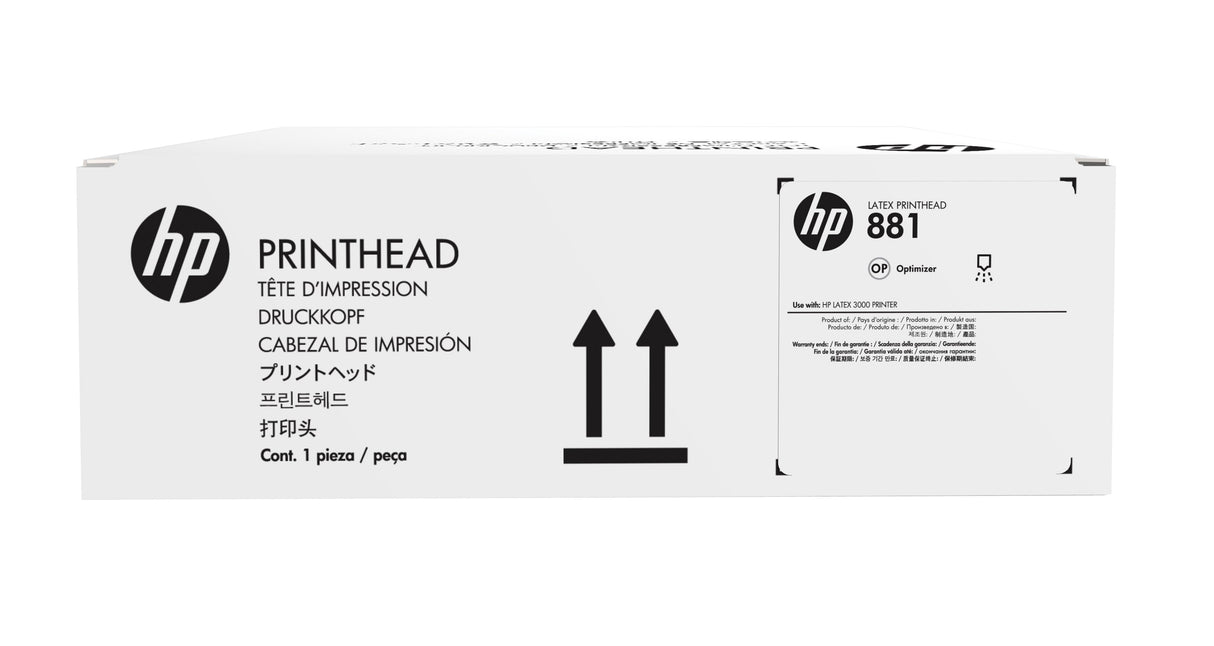 HP Cabezal de impresión de optimizador de látex 881, Impresora HP Latex 1500, impresora HP Latex 3000, impresora HP Latex 3100