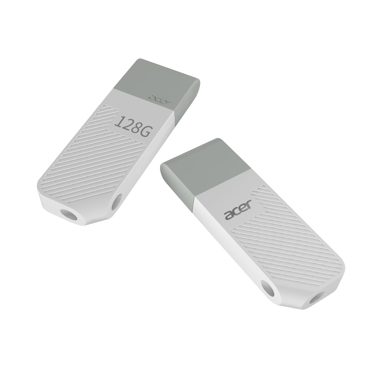MEMORIA USB 3.2 ACER UP300 128GB 100 MB/S BLANCO, USB-C, 2.0, 10x20x5mm