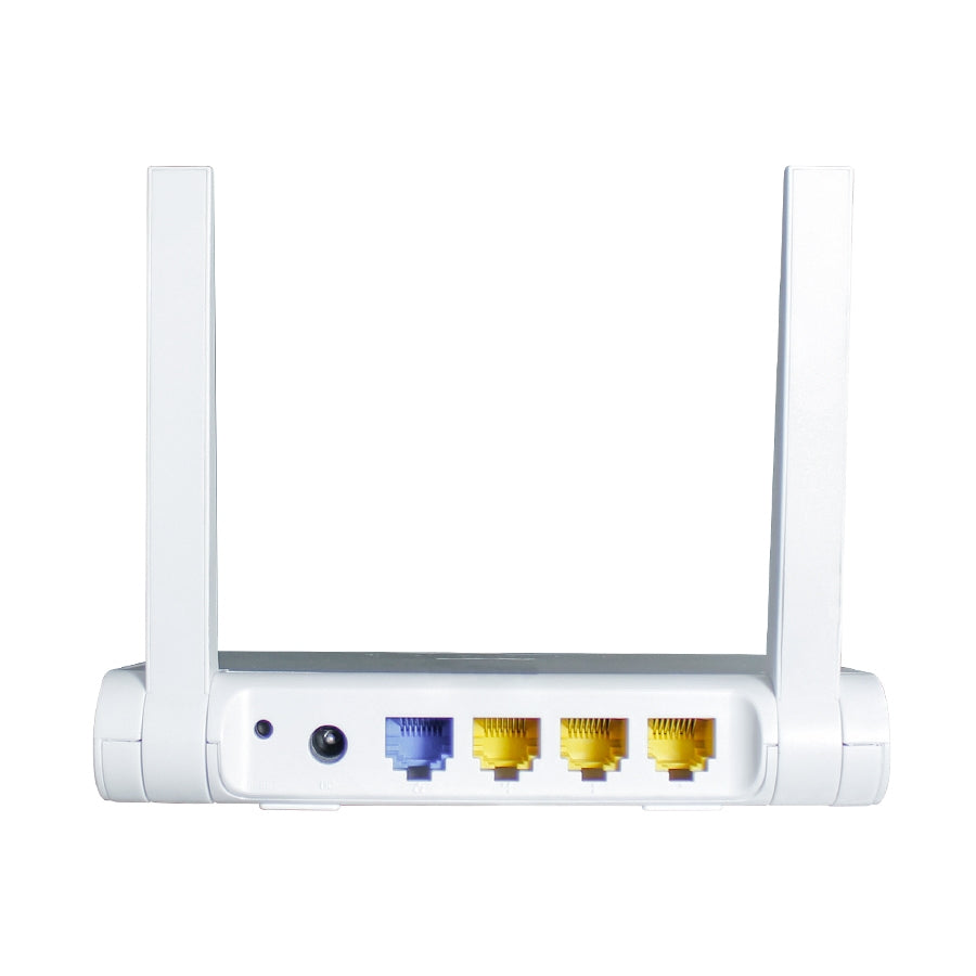 Ghia GNW-W1 router inalámbrico Ethernet rápido Banda única (2,4 GHz) Plata, Wi-Fi 4 (802.11n), Router de mesa