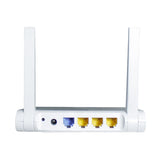 Ghia GNW-W1 router inalámbrico Ethernet rápido Banda única (2,4 GHz) Plata, Wi-Fi 4 (802.11n), Router de mesa