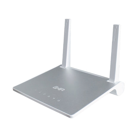 Ghia GNW-W1 router inalámbrico Ethernet rápido Banda única (2,4 GHz) Plata, Wi-Fi 4 (802.11n), Router de mesa