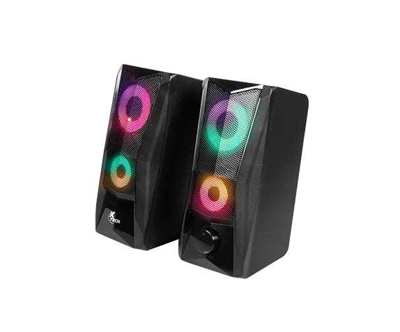 Xtech XTS-130 altavoz Negro Alámbrico 4 W, 2.0 canales, 160 - 20000 Hz, 4 Ohmio